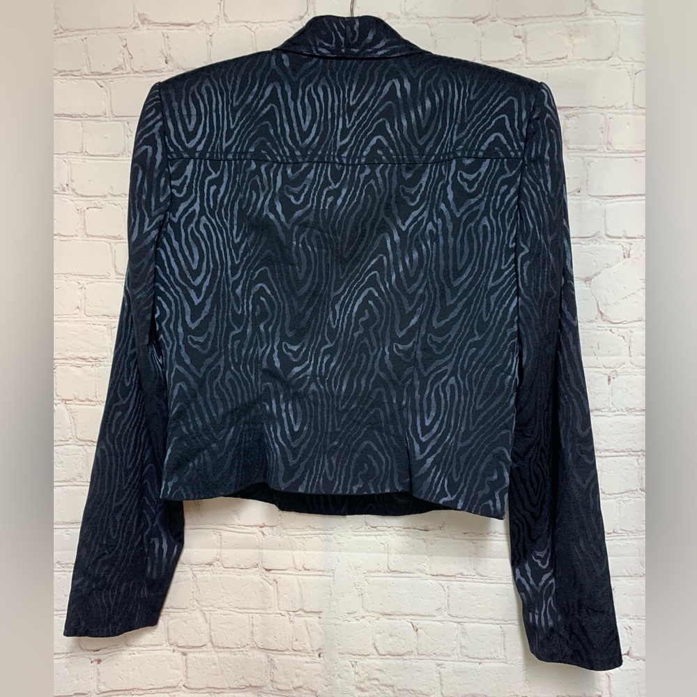 Alberto Makali Sport x Cache Blue Black Reptile Blazer Size 12 - Picture 2 of 3